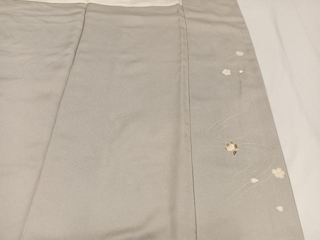 平和屋着物●訪問着 駒刺繍 花筏文 暈し染め 金彩 そごう百貨店扱い 正絹 逸品 AABA3806ph