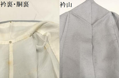 平和屋着物●上質な色無地 蕎麦切色 正絹 逸品 AABA3807ph