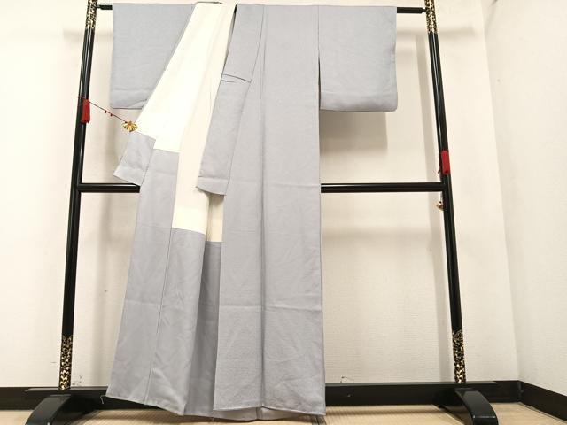 平和屋着物●上質な色無地 蕎麦切色 正絹 逸品 AABA3807ph