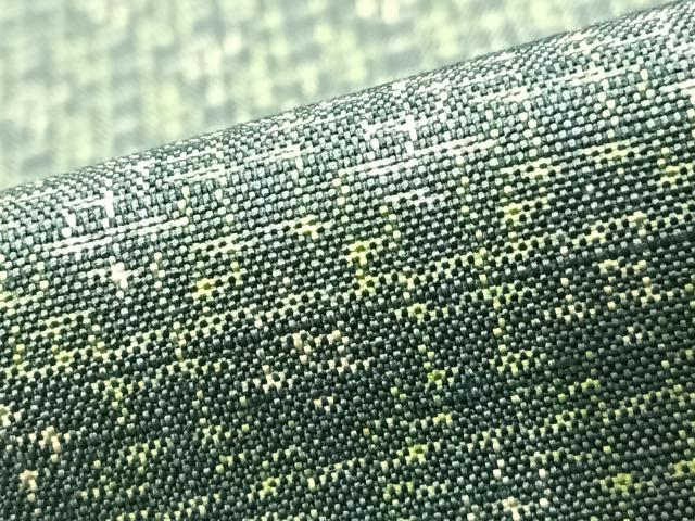 平和屋着物■上質な紬　幾何学文　正絹　逸品　AABA4060mf