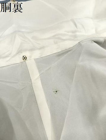 平和屋着物●上質な紬 間道 正絹 逸品 AABA4283ph