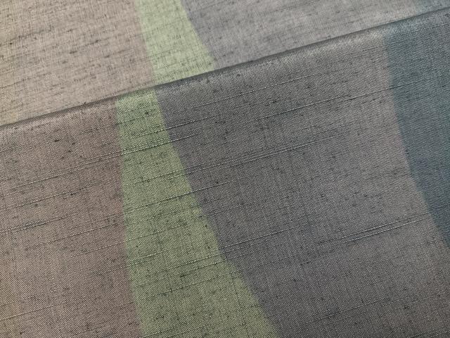 平和屋着物●上質な紬 間道 正絹 逸品 AABA4283ph