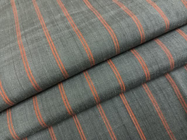 平和屋着物●上質な紬 間道 正絹 逸品 AABA4334ph