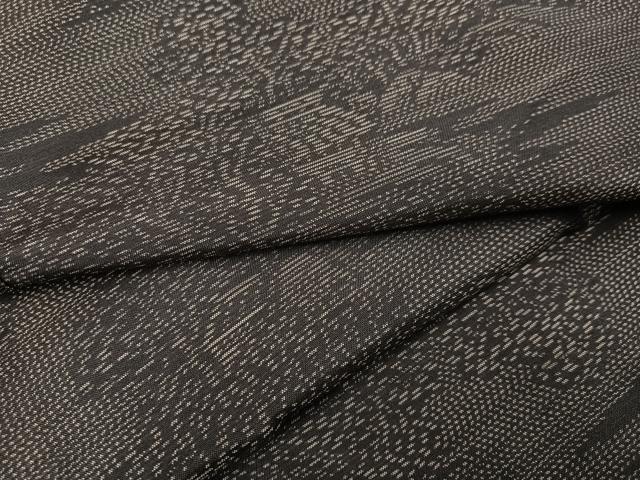 平和屋着物●本場大島紬 風景樹林文 正絹 逸品 未使用 AABA4347ph