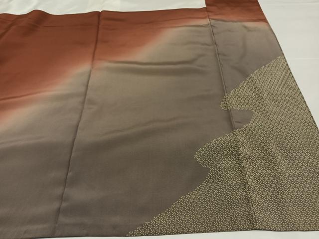 平和屋着物●訪問着 流水花文 暈し染め 正絹 逸品 AABA4356ph