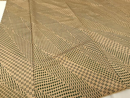 平和屋着物●上質な小紋 幾何学文様 正絹 逸品 AABA4453np