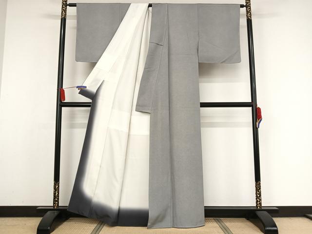 平和屋着物●江戸小紋　鮫小紋柄　正絹　逸品　未使用　AABA4514np