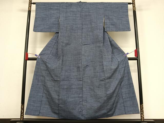 平和屋着物●上質な紬 縞 正絹 逸品 AABA4540np