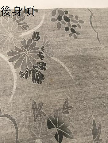 平和屋着物●訪問着 紬地 風景草花文 正絹 逸品 AABA4543np