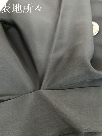 平和屋着物●男性　色紋付　薄花色　正絹　逸品　AABA4547np