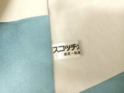平和屋着物●中嶋博司　訪問着　抽象文様　金彩　正絹　逸品　AABA4562np