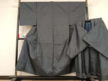 平和屋着物●男性 本場大島紬 アンサンブル 100亀甲 総詰め 正絹 逸品 AABA4578np