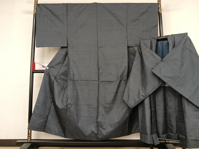 平和屋着物●男性 本場大島紬 アンサンブル 100亀甲 総詰め 正絹 逸品 AABA4578np