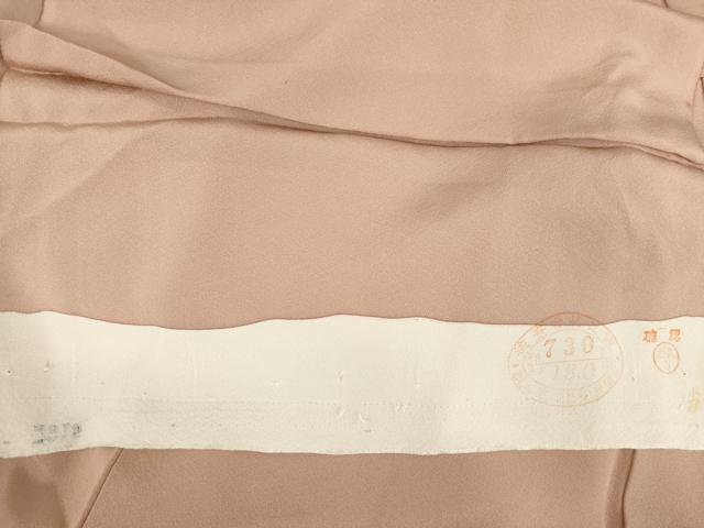 平和屋着物●訪問着　友禅　女人花文　暈し染め　反端付き　正絹　逸品　AABA4605ck