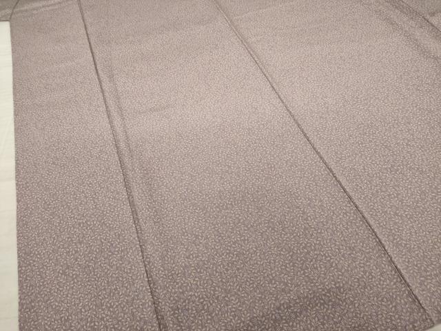 平和屋着物●上質な小紋　草花文　正絹　逸品　AABA4627ck