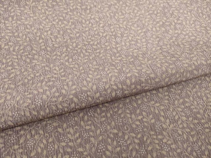 平和屋着物●上質な小紋　草花文　正絹　逸品　AABA4627ck