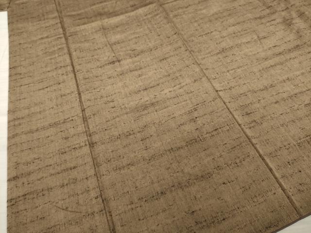 平和屋着物●上質な紬 霞文 正絹 逸品 AABA4653ck