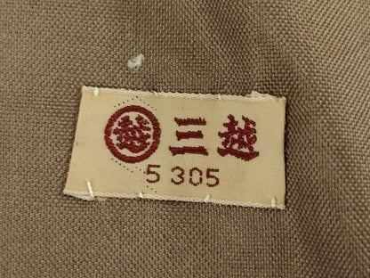 平和屋着物●本場大島紬　100亀甲　横段文　黒地　三越扱い　正絹　逸品　AABA4659ck