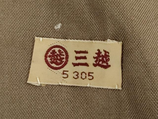 平和屋着物●本場大島紬　100亀甲　横段文　黒地　三越扱い　正絹　逸品　AABA4659ck