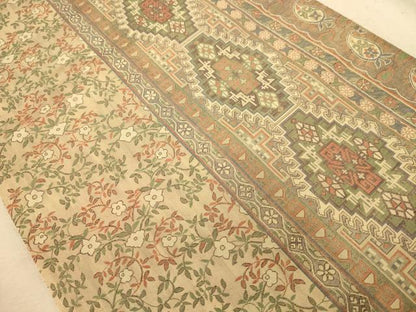 平和屋着物◎六通柄袋帯　草花文　正絹　逸品　AABA4790dt