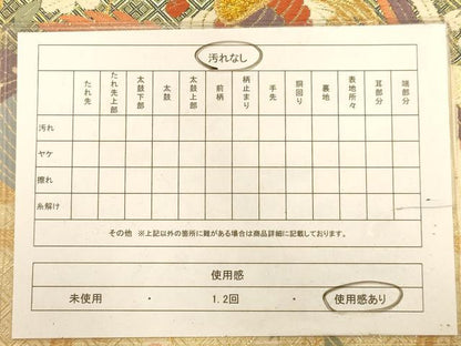 平和屋着物◎佐賀錦　六通柄袋帯　唐織　糸巻鳳凰花文　金銀糸　正絹　逸品　AABA4792dt