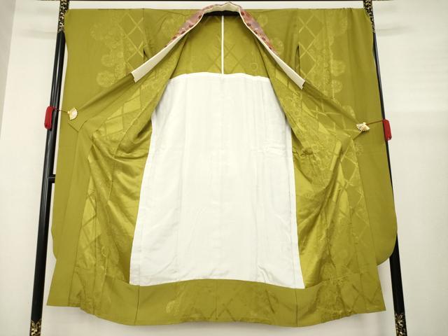平和屋着物●振袖用長襦袢　無双仕立て　花間道　正絹　逸品　AABA4859ck