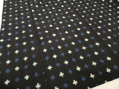 平和屋着物●久留米絣　単衣　アンサンブル　綿　逸品　AABA4926np