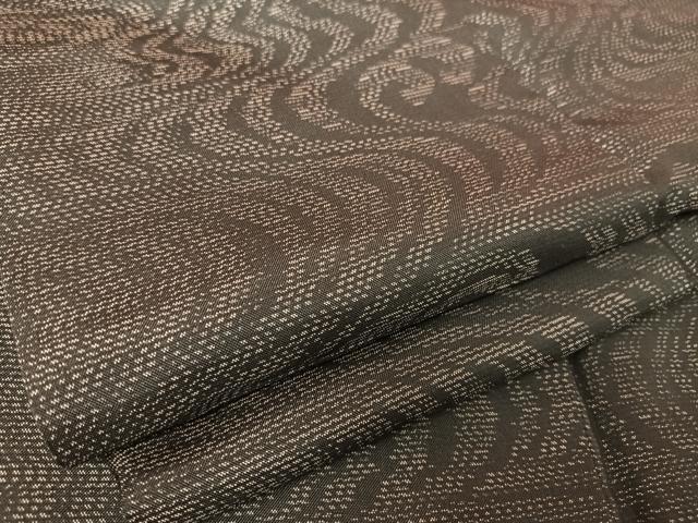 平和屋着物●本場大島紬 流水文 正絹 逸品 AABA4930np