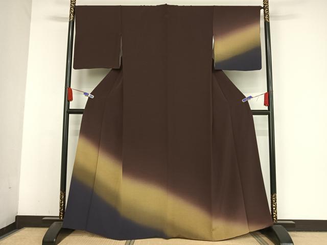 平和屋着物●訪問着 暈し染め 正絹 逸品 AABA4946np