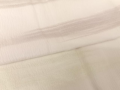 平和屋着物●皇室献上工場謹製 富岡製糸場 長襦袢 無双仕立て 霞文 丹後ちりめん 確氷製糸謹製 反端付き 正絹 逸品 未使用 AABA4950np