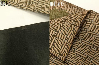 平和屋着物●アンティーク 大正ロマン 九寸名古屋帯 文鳥 正絹 逸品 AABA4966np
