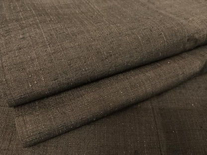 平和屋着物●男性 紬 アンサンブル 色無地 赤墨色 正絹 逸品 AABA5024np