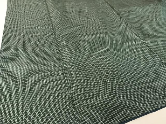 平和屋着物●男性　本場大島紬　アンサンブル　亀甲絣　正絹　逸品　AABA5031np
