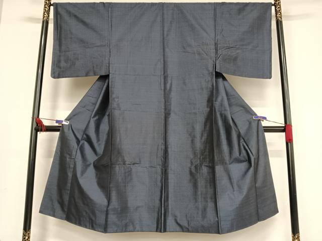 平和屋着物●男性　本場村山大島紬　亀甲文様　正絹　逸品　AABA5037np