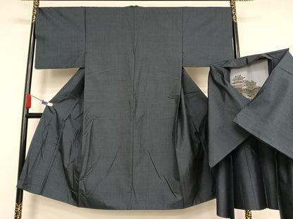 平和屋着物●男性 本場大島紬 アンサンブル 100亀甲 総詰め 正絹 逸品 AABA5040np