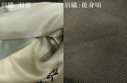 平和屋着物●男性　本場村山大島紬　アンサンブル　亀甲絣　正絹　逸品　AABA5041np