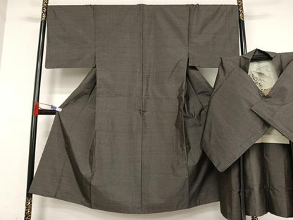 平和屋着物●男性　本場村山大島紬　アンサンブル　亀甲絣　正絹　逸品　AABA5041np