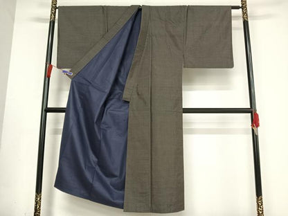平和屋着物●男性　本場村山大島紬　アンサンブル　亀甲絣　正絹　逸品　AABA5041np