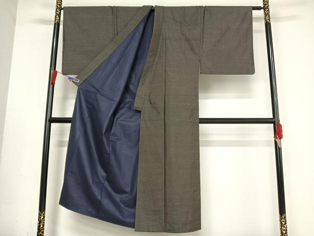 平和屋着物●男性　本場村山大島紬　アンサンブル　亀甲絣　正絹　逸品　AABA5041np