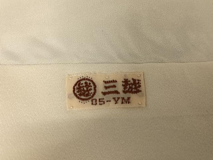 平和屋着物●上質な小紋 型染め 花間道 正絹 逸品 AABA5051np