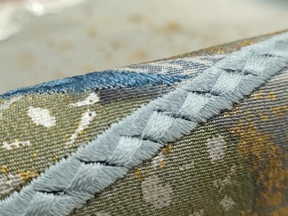 平和屋着物■豪華黒留袖　駒刺繍　鳳凰花文　暈し染め　金銀彩　正絹　逸品　AABA5094gw