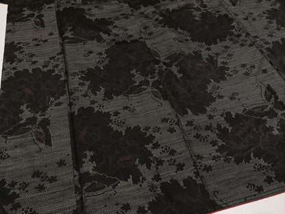 平和屋着物●本場大島紬 花蝶文 正絹 逸品 AABA5204ph