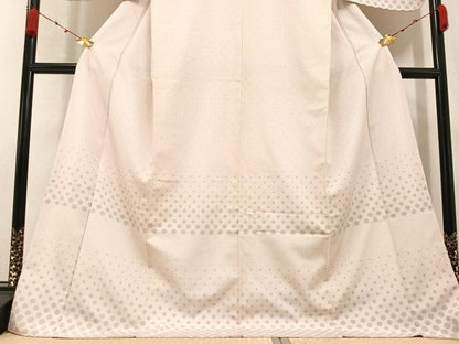 平和屋着物●本塩沢　訪問着　110亀甲　ますいわ屋扱い　正絹　逸品　AABA5225ph