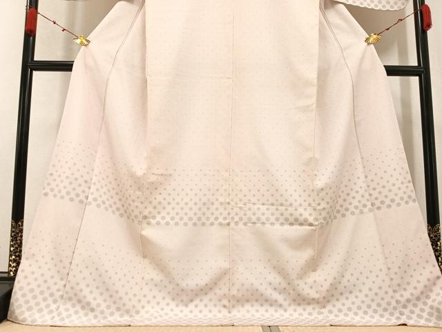 平和屋着物●本塩沢　訪問着　110亀甲　ますいわ屋扱い　正絹　逸品　AABA5225ph