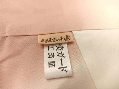 平和屋着物●本塩沢　訪問着　110亀甲　ますいわ屋扱い　正絹　逸品　AABA5225ph
