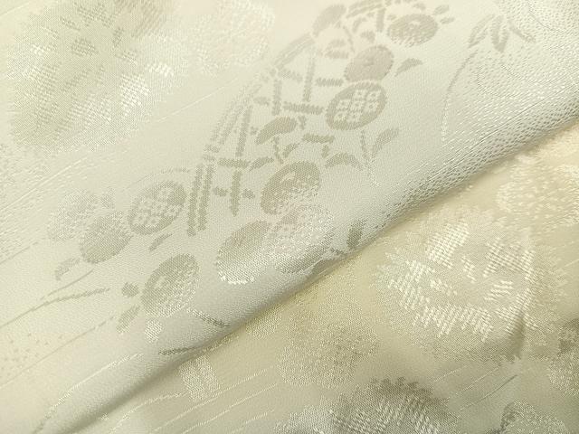 平和屋着物●長襦袢　無双仕立て　風景草花地紋　暈し染め　やまと誂製　正絹　逸品　AABA5234ph