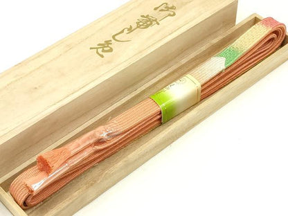 平和屋着物●和装小物 上質な帯締め 高麗組 暈し 木箱付き 逸品 未使用 AABA5287ay