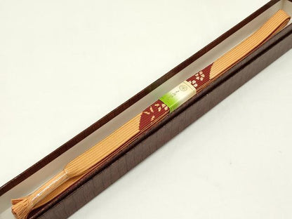 平和屋着物●和装小物 上質な帯締め 高麗組 綾出し 暈し 箱付き 逸品 未使用 AABA5292ay