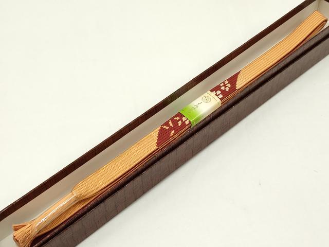 平和屋着物●和装小物 上質な帯締め 高麗組 綾出し 暈し 箱付き 逸品 未使用 AABA5292ay