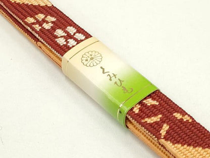 平和屋着物●和装小物 上質な帯締め 高麗組 綾出し 暈し 箱付き 逸品 未使用 AABA5292ay